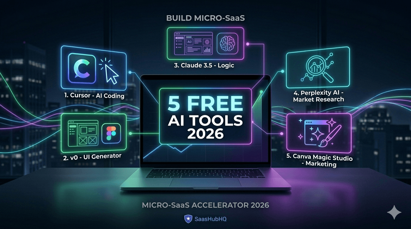 Stop Wasting Money: 5 Free AI Tools to Build a SaaS Solo