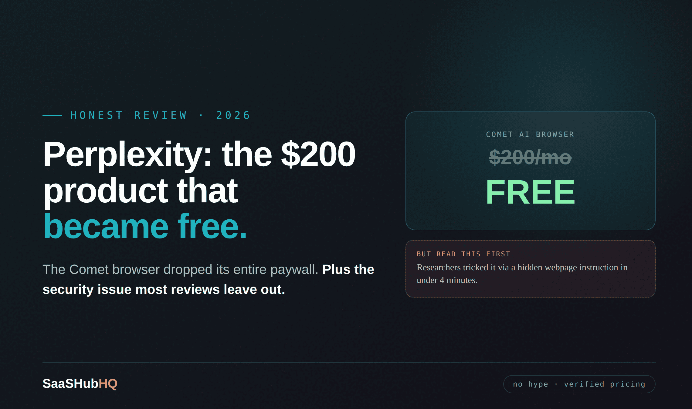 Perplexity Review 2026: The $200 Product That Became Free img 7247