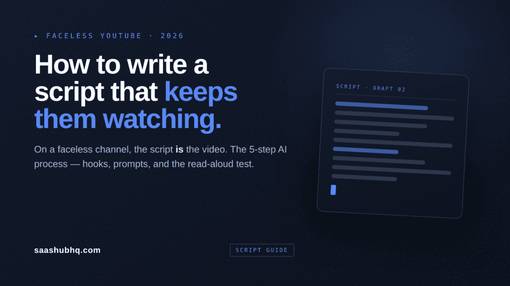 How to Write a Killer Faceless YouTube Script with AI (5 Easy Steps) img 7058